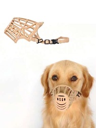 1只可透氣狗用口罩,可防止咬傷和咬壞物品的意外