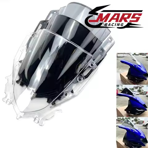 For YAMAHA YZF-R15 V4 YZF R15 V4.0 2021 2022 YZFR15 V4 Motorcycle Sport Black Windshield WindScreen 