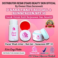 DIST J05 | Red Gel and Sunscreen Package SPF 30 Dsars Beauty Skin (FW, RedGel, Ss Spf30)