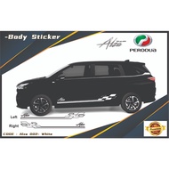[Ready Stock] Alza Body /Lower Bar Sticker