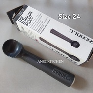 Zeroll Zerolon Scoop Size 24 Ice Cream (Made in USA) Teflon Coated Surface Black (Ice 1.5 oz./42 Gra