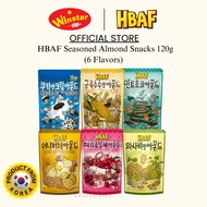 [SG Ready Stock] HBAF Almond Korean Nuts (120g) Seasoned Almond Flavored Almond Snacks