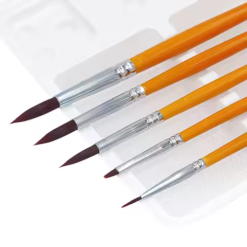 1pc Dental Porcelain Brush Pen for Dental Lab Equipment Dental Glaze Brush Pen Ceramic Porcelain Bru