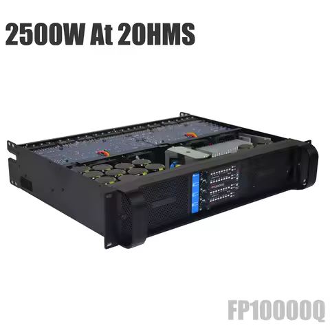 Betagear FP10000q 2500W 4 Channel Professional Power Amplifier For Subwoofer & Line Array Loudspeake