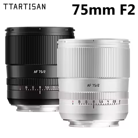 TTArtisan AF 75mm F2 Full Frame Autofocus Lens for Portrait Photography for Sony E A6400 A7RIII ZVE-