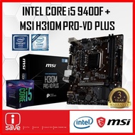 PWP Intel Core i5 9400F Processor ( Discrete GPU Required ) + MSI H310M PRO-VD PLUS Motherboard Sock