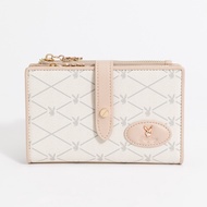 PLAYBOY 包包 Graceful系列 米白色中夾皮夾，時尚簡約，多夾層設計，方便實用 