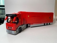 Lego Racers  8654 Ferrari Truck 原裝正版 價高者得 長期入袋保存 為放售影相而砌(貼紙有損壞如圖)