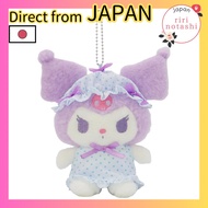 Nakajima Corporation Sanrio Characters Night Cap Ribbon Kuromi Mascot 213877-25 H15×W13×D9.5cm ririn