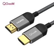 HDMI Cable 8K 3FT QGeeM 48Gbps Ultra High Speed ​​HDMI Cable Compatible with Apple TV Roku Switch Playstation PS5