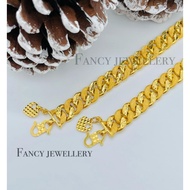 💎💎Fancy Jewellery💎💎 Emas 916 Rantai Tangan Lipan Pasir Kosong