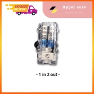 60A 1 To 4 Car Vehicles Auto Audio Power Fuse Holder Safety Fuse Box car audio power fuse box