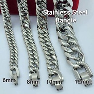 (SK)316stainless steel men bracelet bangle gelang tangan lelaki