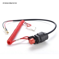 Outboard Engine Motor Kill Stop Switch Safety Tether Lanyard Motorcycle Accessories Motorcycle Switc