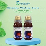 Combo of 2 bottles of Minh Cuong tonsillitis and sore throat with Vietnamese herbs to support sore t