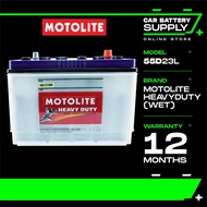 55D23L | MOTOLITE HEAVY DUTY WET | Car Battery Bateri Kereta | Toyota Innova Camry Alphard Estima Ve