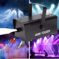 400W RGB LED Stage Light Fog Machine บรรยากาศพร้อมรีโมทคอนโทรลสำหรับคริสต์มาส Xmas ดิสโก้ DJ Party L