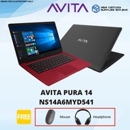 [READY STOCK LOCAL] AVITA PURA 14 NS14A6MYD541 LAPTOP (A9-9420e/8GB/256GB SSD/W10HS)