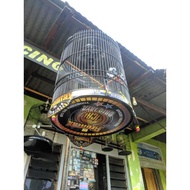 Sangkar Burung Murai ORIQ JAYA MOTIF BRONTAX PVC no 2 sangkar murai batu ORIQ Original