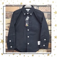 KEMEJA DJ KIDS LONG-SLEEVED SHIRT [BLACK POLKA]