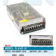 POWER SUPPLY 12V 20A
