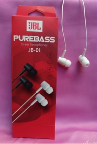 Headset Super Bass Stereo Hedset hetset handsfree earphone Super Bass Original JBL Built in Mic_BL