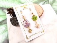 | 森林漫遊 | 幸運草刺蝟耳環