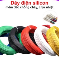 Fireproof soft silicone electrical wire 14AWG - 30AWG