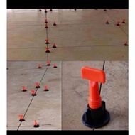 Nut leveler and parallel ceramic installation tool