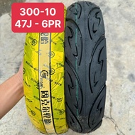 Lốp lắp xe điện 300-10 dùng chung Spacy trước vành - mâm cỡ 10