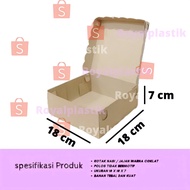 Brown Rice Box Kraft Box Kraft Box Rice Box Size 18x18/R18 Brown Color Paper 350gsm Thick