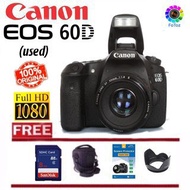 Canon 60D Dslr Camera +18-55mm Lens (Used)