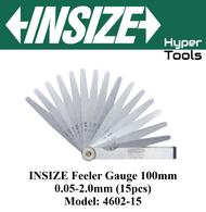 INSIZE Feeler Gauge / Feeler gage 4602 Series (Model: 4602-13A / 4602-13 / 4602-15 / 4602-17 / 4602-