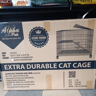 Sangkar Kucing 1 layer Colour Silver hammertone 30.4" x 20.8" x 26.8"(H)