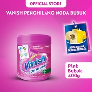 PUTIH Vanish Pink Powder 400g Tube - White Clothes Stain & Germ Remover