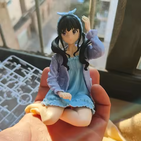 10cm Hot Anime Lycoris Recoil Nishikigi Chisato Inoue Takina GK Figures Car Computer Case Decoration