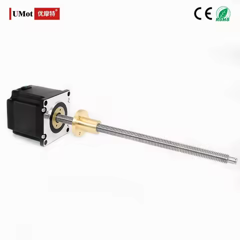 UMOT Length 55mm Nema 23 Linear Stepper Motor With Screw Lead 200mm/300mm For XYZ Axis 3D Printer Mo