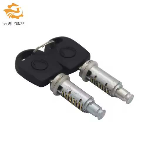2PCS LOCK BARREL WITH 2 KEYS FIT FOR VW GOLF 4 IV MK4 A6 SKODA FABIA POLO 9N SEAT PASSAT FOR LEFT RI