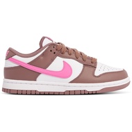 Nike Dunk Low Womens Shoes (FZ3611-208, Smokey Mauve/Playful Pink/White) Size 6