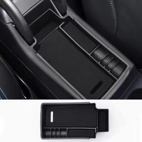 Car Center Console Storage Tray for Audi Q2 Q3 8U 8Y Q5 8R 2008-2017 Car Armrest Divided Storage Box