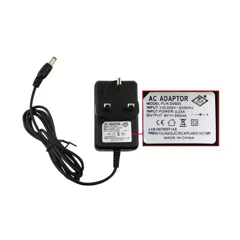 Motorcycle Electric Toys 6V 500mA U.S. British European Standard FLH-D1210 FLH-D0605 Power Adapter S