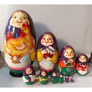 [Russian Doll] -10-Layer Egg-Shaped Granny Hug Cock Russian Doll
