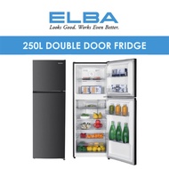 [PICKUP AVAILABLE] ELBA 250L Italy 2 Door Refrigerator / Fridge Peti Sejuk 2 Pintu [ER-Q2638(SV) / ER-Q2557IN(GR)]