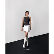 ECINOS - CORE Fitted Boatneck Tencel Top | Women's Tops | Women's T-shirts | Tank Top