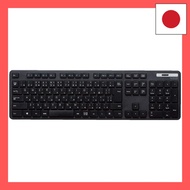 ELECOM Wireless Keyboard Membrane Thin Full Keyboard Numeric Keypad Black TK-FDM110TXBK