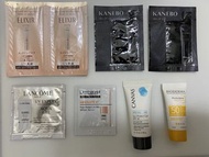 全部防曬試用裝 Kanebo, Elixir, Lancôme, Dermacept, Canvas, Bioderma