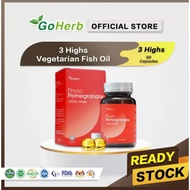 【Ready Stock+Promosi‼️】Goherb 素食鱼油 PHYTO POMEGRANATE GO HERB PHYTOPOMEGRANATE (60's) OMEGA 3 5