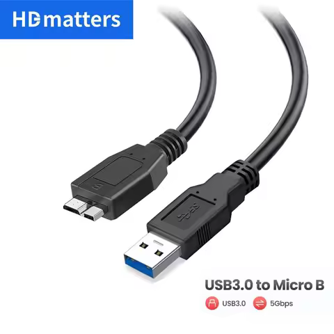 USB3.0 Type A to Micro B External Hard Drive Disk Cable 5Gbps USB3.0 to Micro B USB3.0 HDD Cable for