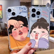 Compatible with iphone 16 Pro Max 15 Casing I Don't Care 11 12 13 14 Pro 7 8 Plus X XR XS Max Clear 