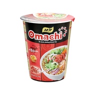 Omachi Cup Noodles with Stewed Beef Sauce - Box of 24 cups x 69g